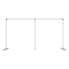 10x20ft Wedding Backdrop Stand Pipe Kit Curtain Veil Flower Frame Telescopic