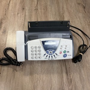 Brother FAX-575 Personal Plain Paper Fax Machine w Phone *UNTESTED