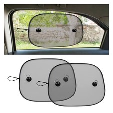 2PCS Car Window Shade for Baby, 17" 14" Double-Layer Mesh Sun Shade Blocker,