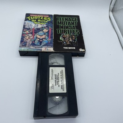 Vintage Teenage mutant Ninja Turtle VHS Movie Lot by F.H.E!
