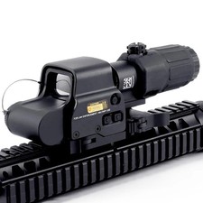 558 G33 Holographic Reflex Sight Red Dot Optic Sight with G33 3X Magnifier Combo