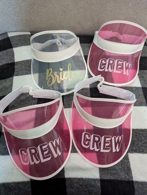 Bachelorette Party Kit (Bride Sash, Visors, Sunglasses, and Pouches)