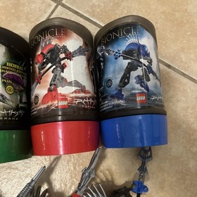 Bionicle Rahkshi Set of 6: 8587 8588 8589 8590 8591 8592 + Canisters & Manuals