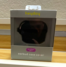 heyday Black Earbud Case Cover for Apple AirPods 3rd Generation Gen 3 