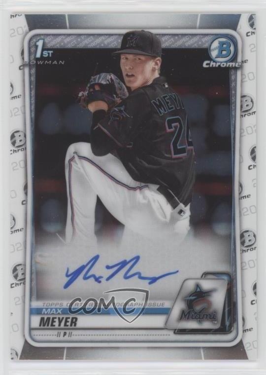 2020 Bowman Draft Chrome Draft Picks Auto Max Meyer #CDA-MM Auto 19hu