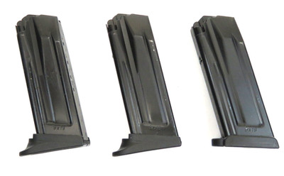 LOT OF 3 - HK P2000C 9mm 10 Round Magazine Blued Steel Clip P 2000 Compact