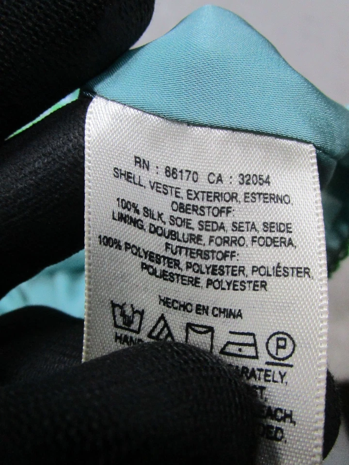 Vestido Moulinette Soeurs Feminino 6 Verde Azul Vermelho Floral Halter Blusa de Seda * - Imagem 4 de 4