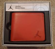 NIKE JORDAN JUMPMAN LEATHER BIFOLD WALLET GYM RED MA0819-R78 NWT