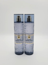 Bath  Body Works Salted Shorelines Fine Fragrance Body Mist Spray 8 oz Set of 2