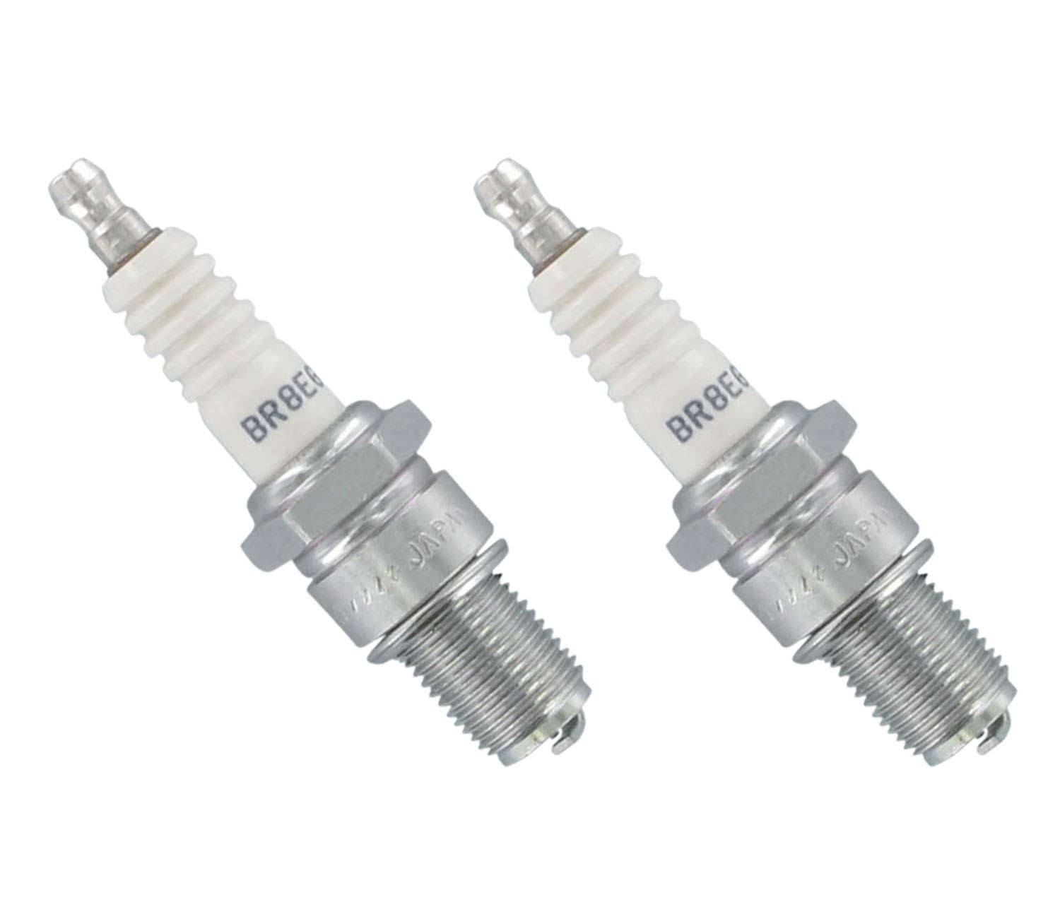 2 NGK BR8EG Racing Spark Plugs 3130 Standard Resistor Type M14 x 1.25mm High RPM