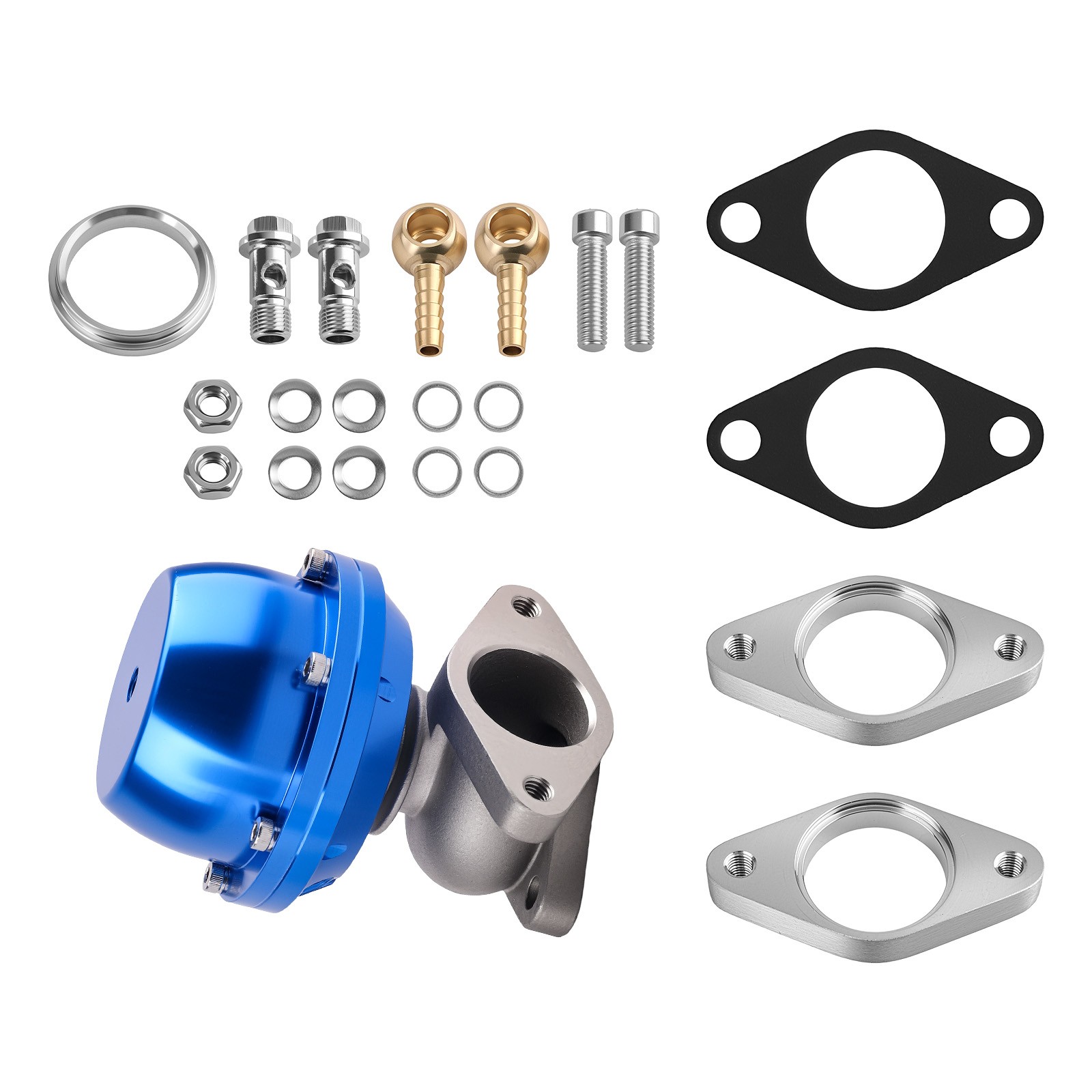 Universal 38mm Blue Blow off Valve for all turbo External Wastegate 8PSI