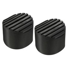 Tapis antidérapant pour échelle 68 mm caoutchouc à identifier échelle ronde pièces coussin couvercle, noir 2 PACK