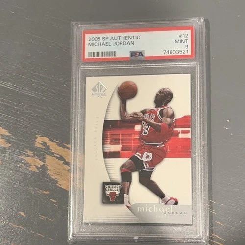 Upper Deck SP Authentic Michael Jordan #12 PSA 9 Chicago Bulls Basketball Card