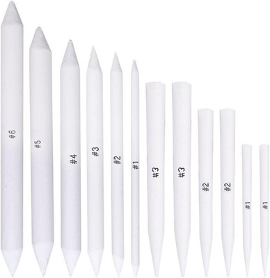 12 Stück Mischen Papierwischer, 6 Stück Blending Stumps+6 Stück Tortillions Skiz