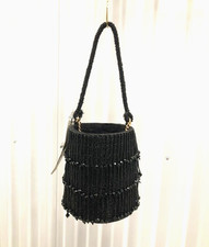NWT ZARA PREM QUALITY Beaded Bag, S