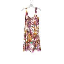 Nine West Multicolor Sleeveless Abstract Print Fit & Flare Sun Dress Size 10