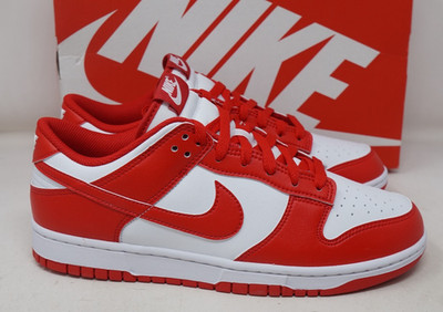 Nike Dunk Low Retro St John's University Red White Nby HF5441-104 sz 10 Mens NEW