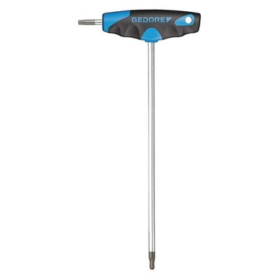 GEDORE DT 2143 KTX T10 Torx Key,T Shape,Alloy Steel,4 59/64 in 53PG97