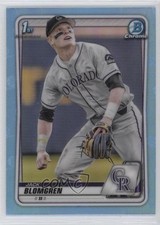 2020 Bowman Draft Chrome Sky Blue Refractor Jack Blomgren #BD-162 0c6
