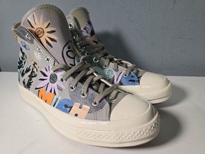 Converse Chuck 70 High Top Much Love Floral Slate Sage Men's Size 10 Women's 12