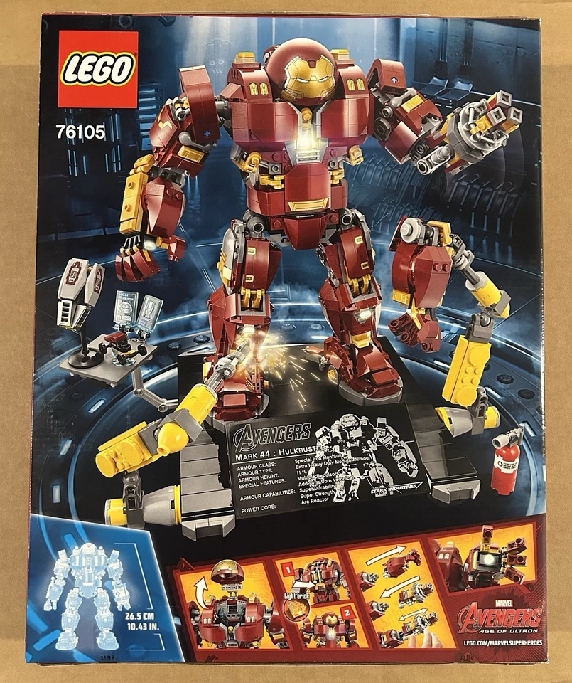 New LEGO Marvel: The Hulkbuster: Ultron Edition (76105) - New & Sealed Set - Image 2 of 2