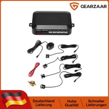 Einparkhilfe 4-Sensoren Rückfahrwarner Auto Universal Nachrüsten PDC Schwarz