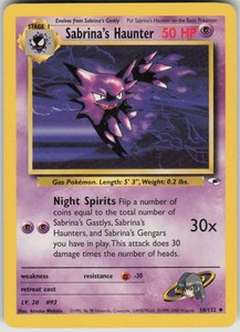Sabrina's Haunter 058/132 Gym Heroes Uncommon