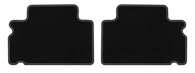 Hintere Auto-Fußmatten Velours für: Ford Galaxy MK2 2006-2011 Minivan schwarz