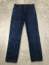 VTG Wrangler Jeans Mens 32x32 Blue Cowboy Cut 13MWZ Western