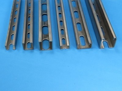 1,45 -2,5 m Edelstahl Montageschiene V4A C Schiene Profil 26x18 - 41x41 mm VA