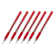 Uni-Ball Signo UM-153 Gel Ink Rollerball Pen, 1.0mm, 6 Count Pack of 1 , Red