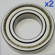 (LOT OF 2) BALL BEARING 6902Z SINGLE SHIELD 18X15X7