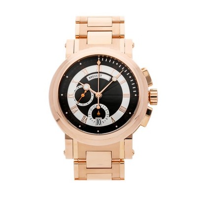 Breguet Marine Chronograph Gold Auto 42mm Bracelet Watch 5827BR/Z2/RZ0