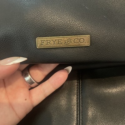 Frye & Co Backpack Bag Black Adjustable Straps Soft Luxury  display picture 3