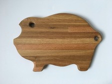 Pig Shaped, Hardwood Cutting Board, Handmade in USA