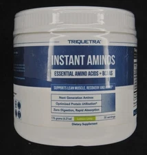 Triquetra Instant Aminos EAA+BCAA Next Generation Amino’s Lemon Lime EXP 11/2026