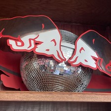 Rare Red Bull Energy Disco Ball Display Man cave NOS