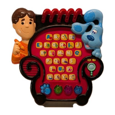 Blue's Clues Electronic Alphabet Joe Learning Letters Notebook Game 2001