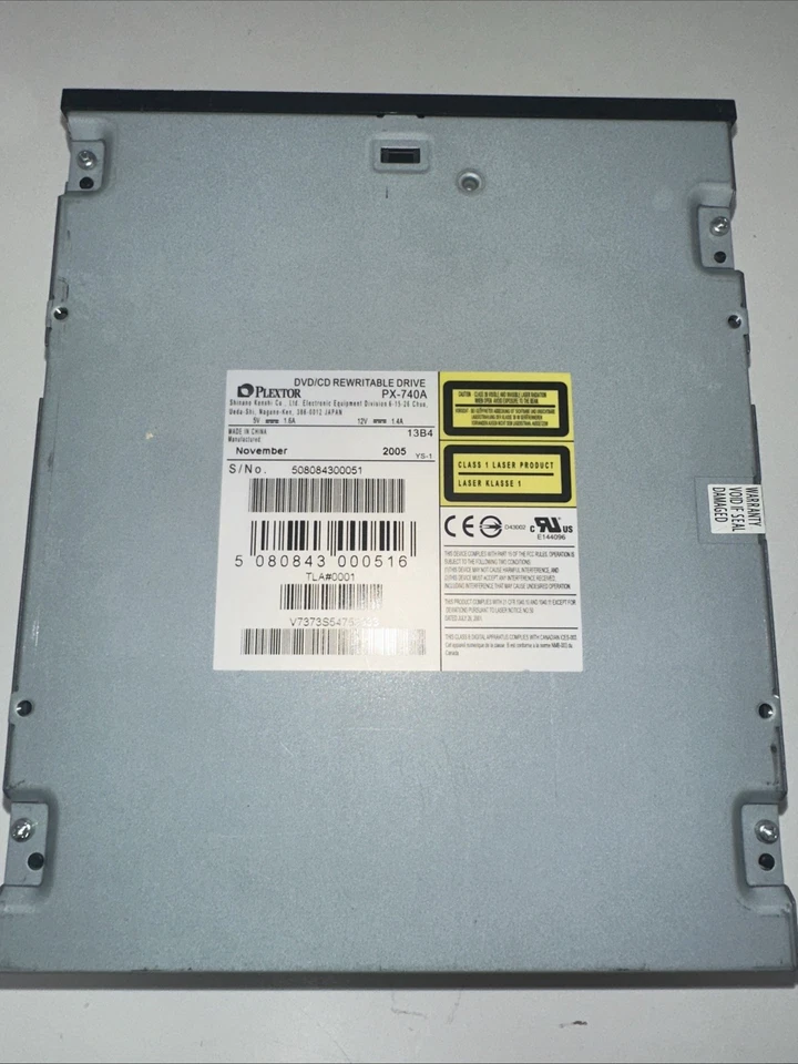 Plextor PX-740A DVD/CD ROM Rewriteable IDE Drive - Image 3 of 4