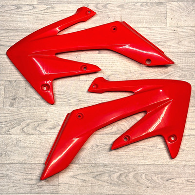 Racetech Kühlerverkleidung Radiator Covers für Honda CRF 250 2004 rot
