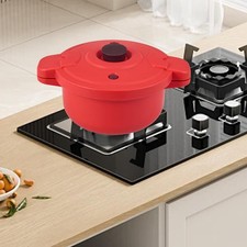 Microwave Pressure Cooker Easy Clean with Lid Kitchenware Home Use Cookware