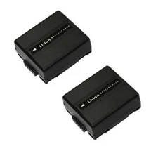 2x Li-ion Battery For CGA-DU07 Panasonic SDR-H18 SDR-H20 SDR-H21 SDR-H28 SDR-H29