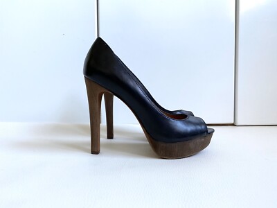 Escarpins Hauts Talons Noirs - Taille 37 - Talon Fin +7cm - Neufs Sans Boîte