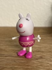 PEPPA PIG SUZY SHEEP 2.5  ACTION FIGURE PEPPA PLASTIC TOY PRE-OWNED 
