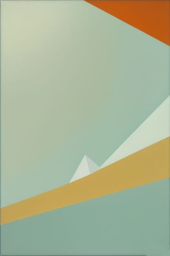 Large Abstract Painting 2x3 ft. Complex Geometric Demrin Fine Art ...