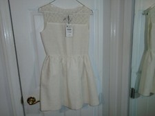 Zara Woman Beige Sleeveless Dress Size Medium New With Tags