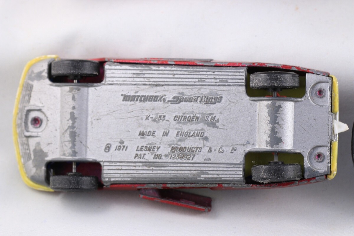 Vintage Matchbox SUPER KINGS, Lamborghini, Citroen, Mercedes