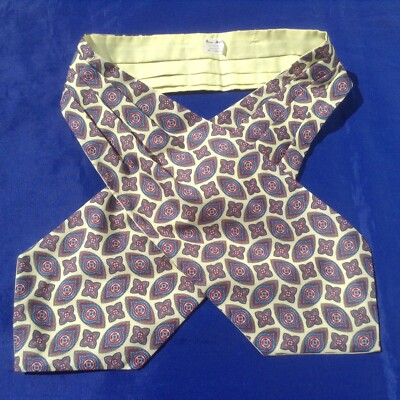 Kultige True Vintage BEAU MONDE Paisley Ascot/Cravat