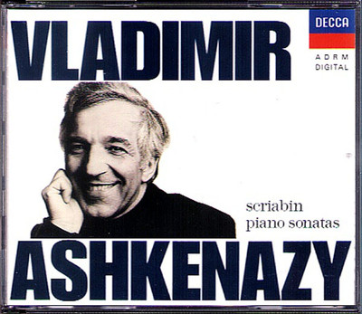 Vladimir ASHKENAZY: SCRIABIN 10 Piano Sonatas DECCA 2CD Klaviersonaten 1989