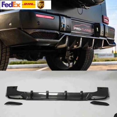 TC Style Carbon Fiber Rear Diffuser Lip for G Klass Wagon W464 AMG G63 ...